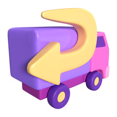 Return Policy 3D Illustration Icon