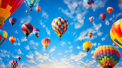 Obraz premium balloons in the sky