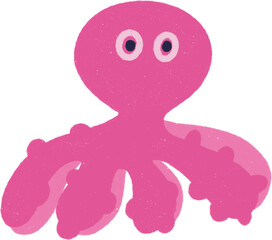 Cute Marine Life Cartoon Hand drawn Illustration