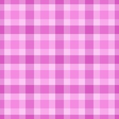 Pink Plaid Background. Texture for plaid, tablecloths, clothes, shirts, dresses, paper, bedding, blankets, quilts and other textile products. Vector illustration