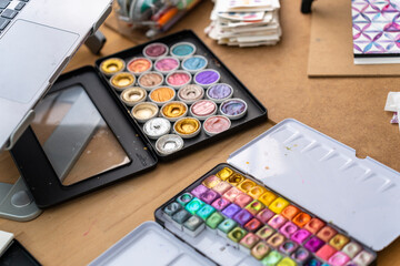 LGBT Vlogger Artist Unveiling Watercolor Illustration on YouTube