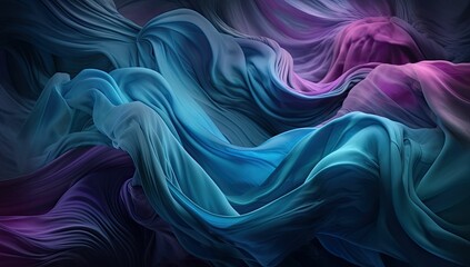 Obraz premium Abstract waves glowing colors