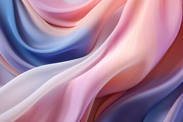 abstract fabric wave silk smooth pastel colours background. generations ai