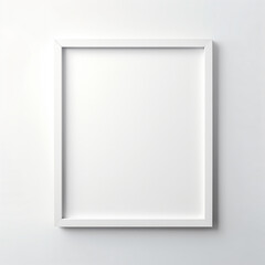 Fototapeta premium Simple frame layout with white background