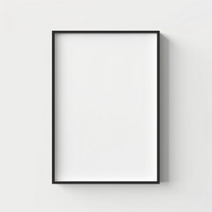Simple frame layout with white background