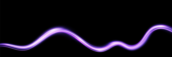 Neon light.Motion speed light lines.Colorful wave effect.Squiggle.Swirl curve effect.