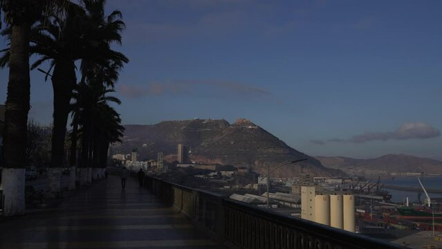 Seaside boulevard North Africa Oran Algeria