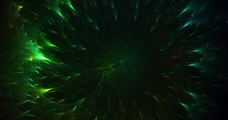 Fototapeta premium 3D rendering abstract colorful fractal light background