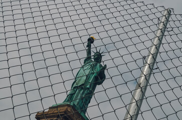 statue of liberty concept no liberty © Juanmarcos