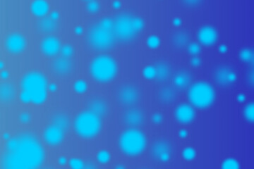 abstract blue background with bokeh lights, panoramic background with copy space