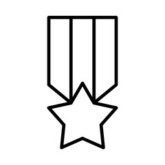 medal icon or logo isolated sign symbol vector illustration - high quality black style vector icons
