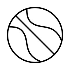 ball icon or logo isolated sign symbol vector illustration - high quality black style vector icons
