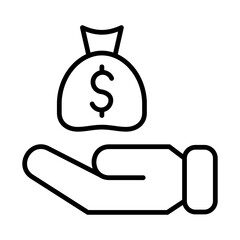 earnings icon or logo isolated sign symbol vector illustration - high quality black style vector icons
