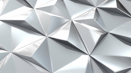 Fototapeta premium 3d metal pattern metallic technology background, led, block, perspective, shiny, wallpaper, silver chrome metallic technology background, AI generated.