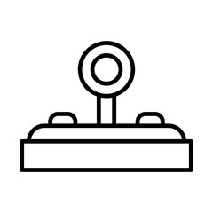 joystick icon or logo isolated sign symbol vector illustration - high quality black style vector icons