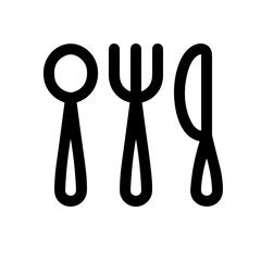 Knife icon symbol image vector. Illustration of the cutlery utensil knife object design image