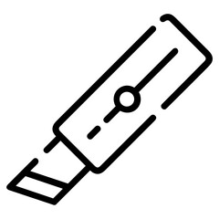 Knife icon symbol image vector. Illustration of the cutlery utensil knife object design image