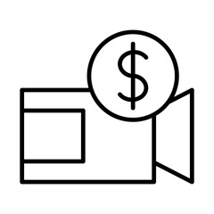 monetization icon or logo isolated sign symbol vector illustration - high quality black style vector icons