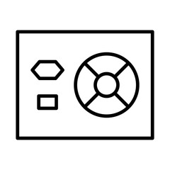 power supply icon or logo isolated sign symbol vector illustration - high quality black style vector icons