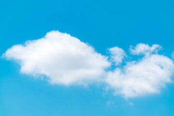 Naklejka na ściany i meble Big cloud in the blue sky