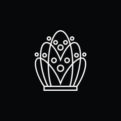 Crown minimalist art Illustration