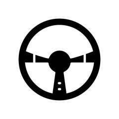 Fototapeta premium steering wheel icon or logo isolated sign symbol vector illustration - high quality black style vector icons