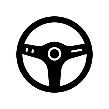 recommend clip art: steering wheel icon or logo isolated sign symbol vector illustration - high quality black style vector icons