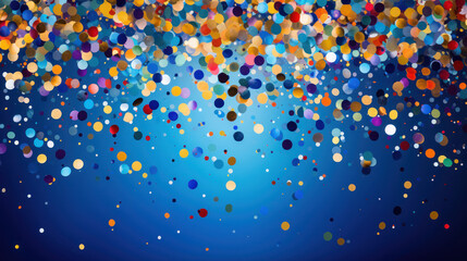 Celebration and colorful confetti party. Blur abstract background - Powered by Adobe