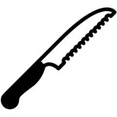 Knife icon symbol image vector. Illustration of the cutlery utensil knife object design image