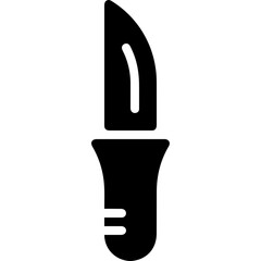 Knife icon symbol image vector. Illustration of the cutlery utensil knife object design image