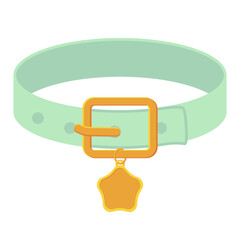 Necklace Pet Blank Medal Gold Basic Shape
