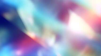 Light leaks and lens flare gradient blur background texture. Abstract 8k holographic multicolor rainbow prism haze photo overlay. a trendy nostalgic atmospheric vintage de-focused glow, Generative AI