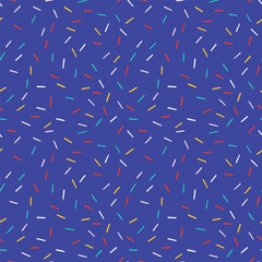 Simple geometric pattern with small chaotic lines. Seamless vector with lines. Hand drawn creative background