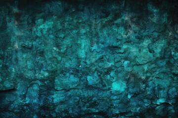 Fototapeta na wymiar Dark Blue and Green Underwater Abstract: Enhanced Texture for Screen Background in Tonalist Style