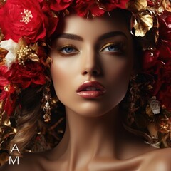 Portrait of a beautiful woman