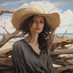 Portrait of a beautiful woman