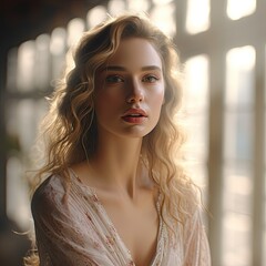 Portrait of a beautiful woman