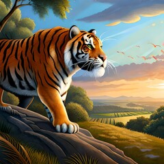 tiger in the jungle | tiger i world
