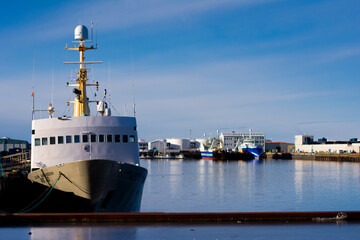 A port in Reykjavik