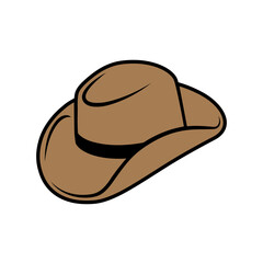 Cowboy hat icon vector. west illustration sign. Texas symbol or logo.