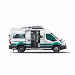 Ambulance isolated on white