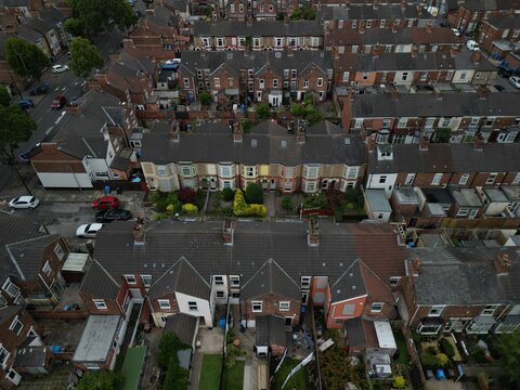 aerial view of Goddard avenue, kinston upon Hull 