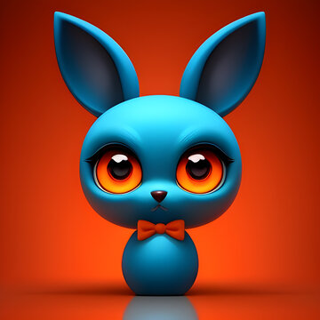 Cuddly Critter Capers, Baby's Playful & Cute Creature Illustration 3D rendering. Adorable Baby Beasties Playful Creature. Baby's Playful Creature Art.