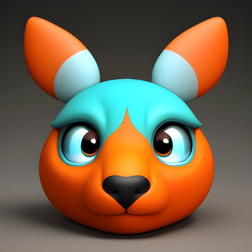 Cuddly Critter Capers, Baby's Playful & Cute Creature Illustration 3D rendering. Adorable Baby Beasties Playful Creature. Baby's Playful Creature Art.