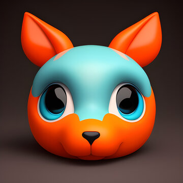 Cuddly Critter Capers, Baby's Playful & Cute Creature Illustration 3D rendering. Adorable Baby Beasties Playful Creature. Baby's Playful Creature Art.