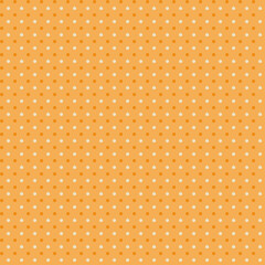 Light pastel delicate fabric and paper seamless pattern White yellow polka dots on a cream beige background © Olga