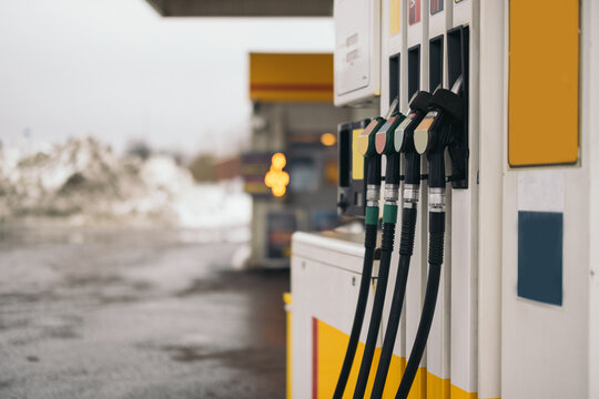 Petroleum fuel dispensing station on Lofoten Island