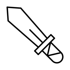 sword icon or logo isolated sign symbol vector illustration - high quality black style vector icons