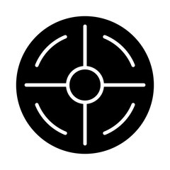 Obraz premium target icon or logo isolated sign symbol vector illustration - high quality black style vector icons