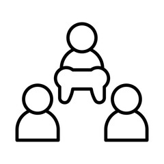 team games icon or logo isolated sign symbol vector illustration - high quality black style vector icons